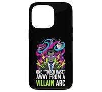 One Touch Base Away from A Villain Arc Funny Office Humor Coque pour iPhone 13 Pro