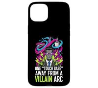 One Touch Base Away from A Villain Arc Funny Office Humor Coque pour iPhone 15 Plus