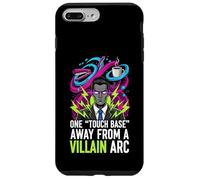 One Touch Base Away from A Villain Arc Funny Office Humor Coque pour iPhone 7 Plus/8 Plus