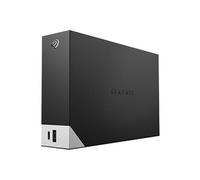 One Touch Hub - Disque dur - chiffré - 20 To - externe (de bureau) - USB 3.0 - AES 256 bits - noir - avec Seagate Rescue Data Recovery