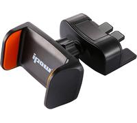 [One Touch Système] Mini Support De Téléphone Portable Voiture À Fente Cd, Pince Réglable Porte Smartphone Universel Avec Coque Épaisse- Apple Iphone 14/13/12/11, Huawei Nova