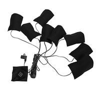 One Train 8 coussins chauffants en hiver, coussin chauffant électrique USB en tissu imperméable à 3 vitesses pour vêtements, gilet, veste