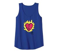 One Tree Hill Clothes Over Bros Heart Débardeur, Femme, Bleu Royal, XXL