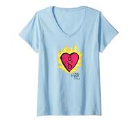 One Tree Hill Clothes Over Bros Heart T-Shirt avec Col en V