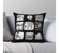 One Tree Hill Peyton Sawyers Housse de coussin carrée en polyester et lin avec fermeture éclair Motif imprimé
