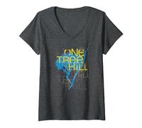 One Tree Hill Title T-Shirt avec Col en V
