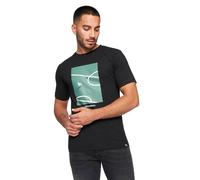 One True Saxon Terrain Hommes Décontracté Manches Courtes Col Rond Coton T-Shirt