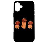 One Two Three Cute Kittens Pumpkin Halloween Spooky Vintage Coque pour iPhone 16 Plus