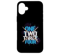 One Two Three Four Drummer Rythm Music Beat Coque pour iPhone 16 Plus