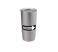 One Way ANOVA - Statistiques humour, statistiques amusantes, mathématiques Gobelet isotherme en acier inoxydable double paroi