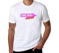 One Way - Jesus 01 T-Shirt Boys Animal Print Shirt Short t-Shirt Tops Designer t Shirt Men M