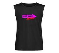 One Way - Jesus 01 T-Shirt Boys Animal Print Shirt T-Shirt Tops Designer T Shirt Men Summer Tank Tops Sleeveless Black XL
