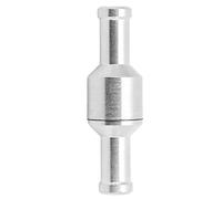 One Way Nonreturn Check Valve Aluminium Alloy Longer Service Life for Biofuel Systems Carburetors and Low Pressure Fuel Systems 12mm 0 47in Silver (8mm)