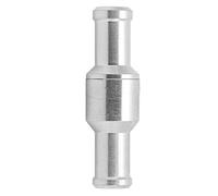 One Way Nonreturn Check Valve Aluminium Alloy Longer Service Life for Biofuel Systems Carburetors and Low Pressure Fuel Systems 12mm 0 47in Silver (10mm)