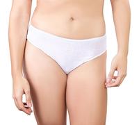 One-Wear Slips Jetables Femme en Coton (Blanc Lot 5) Culottes Jetables sous Vetement Jetable Hopital. Slip Jetable Maternité. Culotte Post Accouchement Maternite. Culotte périodique