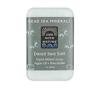 One With Nature Dead Sea Mineral Soap, Dead Sea Salt, 7-Ounces by One With Nature