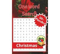 One word search - Christmas: This festive Christmas word search collection features over 55 puzzles filled with the joy of the holiday season