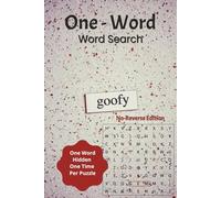 One Word Word Search - No Reverse Edition: Relaxing One-Word Puzzles with No Backward Words - Easy-to-Read Comfort Print in a Handy 6 x 9 Size | 110 Pages