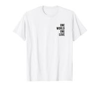 One World One Love X Un Monde Un Amour. Paix Paix T-Shirt