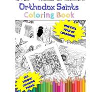 One Year of Orthodox Christian Saints Coloring Book