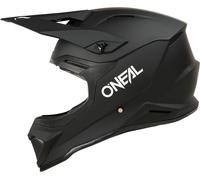 ONeal 1SRS Solid, casque cross kids L Mat Noir/Blanc Mat Noir/Blanc