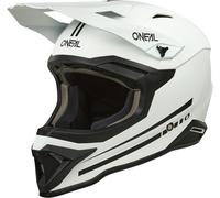 Oneal 1SRS Solid Casque de motocross, blanc, taille XS pour homme