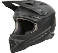 ONeal 1SRS Solid S25, casque de motocross L Mat Noir/Gris Mat Noir/Gris