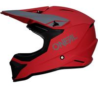 Oneal 1SRS Solid Casque de motocross, rouge, taille XL pour homme