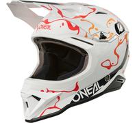 O'Neal Casque de motocross 1SRS Splash S26 Blanc/Orange Taille M
