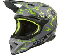 O'Neal Casque de motocross 1SRS Splash S26 mat gris clair/jaune néon XL