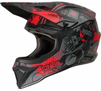 Oneal 1SRS VIBRANT Casque de motocross, noir-rouge, taille L pour homme