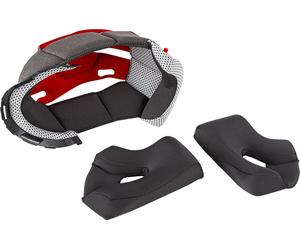 ONeal 2SRS (from 2018), doublure/coussinets de joue M Noir/Gris/Rouge Noir/Gris/Rouge