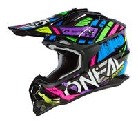 O'Neal Casque motocross 2SRS Glitch S23 Multicolore Taille S