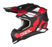 O'Neal Casque 2SRS Spyde S23 S Mat Noir/Rouge/Blanc