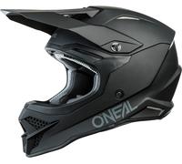 Oneal 3Series Solid Casque de motocross, noir, Taille XS (53/54)