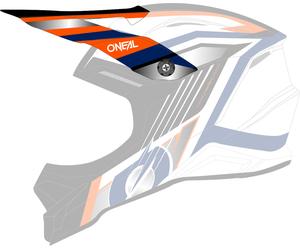Oneal 3Series Vision Pic casque, orange pour homme