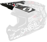 Oneal 3SRS Attack Casque Peak, noir-blanc pour homme