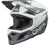 O'Neal Casque de motocross 3SRS Solid Noir/Blanc Taille L Homme