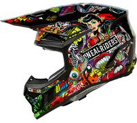 ONeal 3SRS Crank, casque de motocross L Mat Noir/Rouge/Vert/Jaune Mat Noir/Rouge/Vert/Jaune