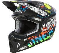 ONeal 3SRS Rancid, casque cross kids M Mat Noir/Blanc/Rouge/Bleu Mat Noir/Blanc/Rouge/Bleu