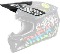 O'NEAL Visière Casque Enfant 3srs Rancid Noir/Blanc Mixte, Taille Unique