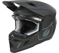Oneal 3SRS Solid Casque de motocross pour enfants, noir, taille M pour des gamins