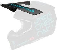 Oneal 3SRS Static Casque Peak, noir-bleu pour homme