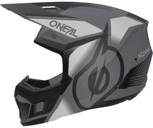 Oneal 3SRS Vision Casque de motocross, noir/gris, Taille S (55/56)