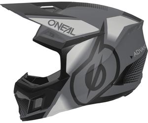 Oneal 3SRS Vision Casque de motocross, noir/gris, Taille XL (61/62)