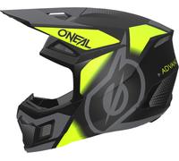 Oneal 3SRS Vision Casque de motocross, noir/jaune néon, Taille XS (53/54)
