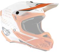 Oneal 5Series Polyacrylite Trace Pic casque, Blanc/Orange, Taille unique