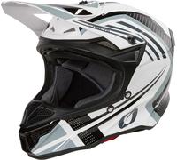 Oneal 5SRS Polyacrylite Spike Casque de motocross, noir-blanc, taille S pour homme