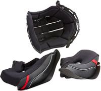 ONeal A-SRS, doublure/coussinets des joues M Noir Noir