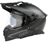 Oneal A-SRS Solid Casque de motocross, Noir mat, Taille S